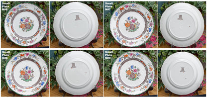 1913 CHINESE ROSE COPELAND SPODE N 629599 Collectible English Antique Ironstone Plate Terre de Fer