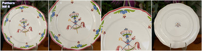 1940s ~ "A Ca Ira 1791" Saint Amand ~ French Vintage Ironstone Salad Plate ~ Revolutionary Constitution Decorative Plate ~ Terre de fer