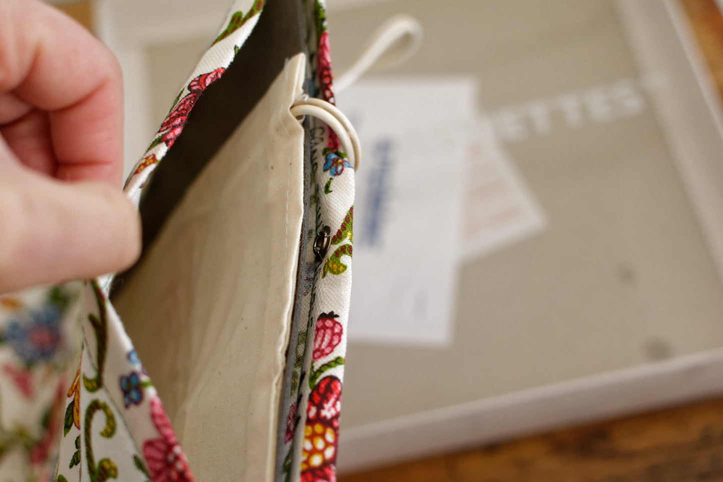 1970s French Vintage Electric 12 Plate Warmer in Fabric "Chauffe Assiettes Plat" Made by AMPLELEC 100% cotton 68550 Amplepuis