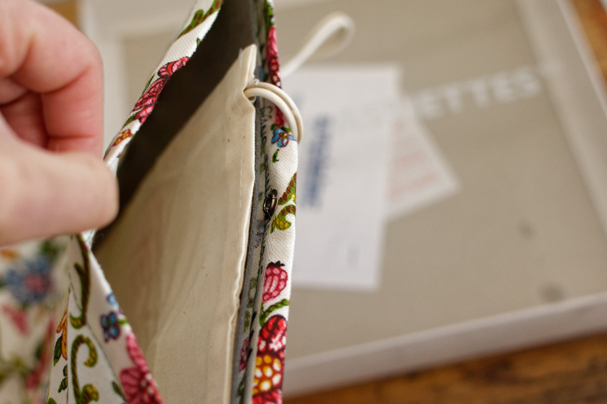 1970s French Vintage Electric 12 Plate Warmer in Fabric "Chauffe Assiettes Plat" Made by AMPLELEC 100% cotton 68550 Amplepuis