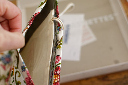 1970s French Vintage Electric 12 Plate Warmer in Fabric "Chauffe Assiettes Plat" Made by AMPLELEC 100% cotton 68550 Amplepuis