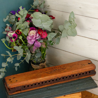 1865 German Antique Collectible Wooden 20 Cigar Mold Press G.Siebert 1865 Wien Germany Tobacco Mold Pressoir Moule a Cigare en Bois