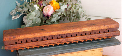 Antique Dutch Collectible Wooden 20 Cigar Mold Press  L. Bezemer et ZN No. 6584 Helmond Holland Tobacco Mold Pressoir Moule a Cigare en bois