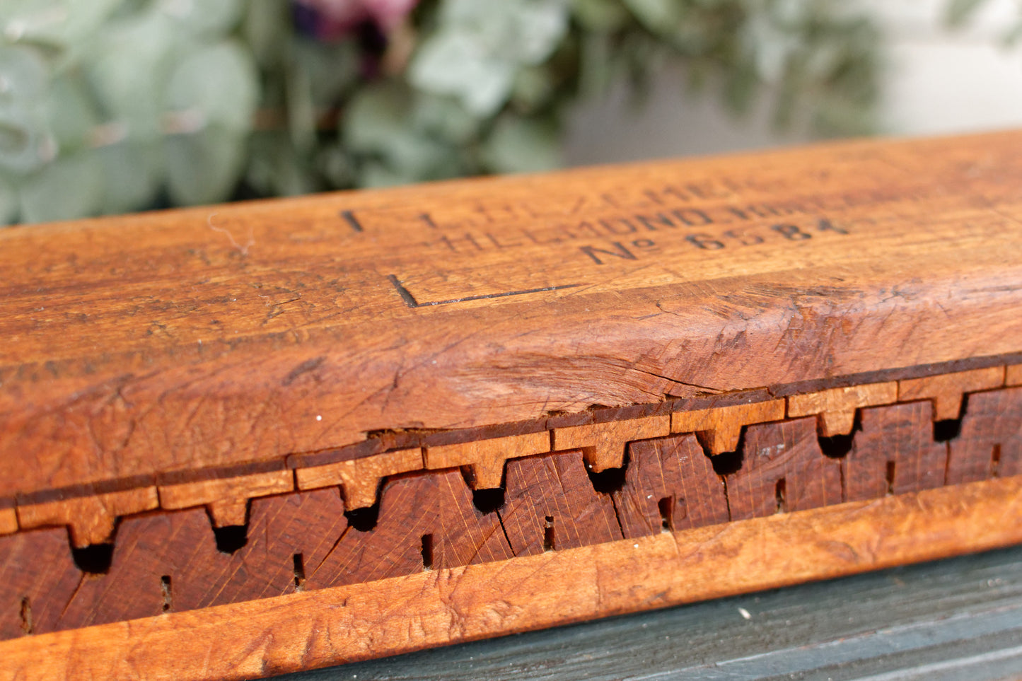 Antique Dutch Collectible Wooden 20 Cigar Mold Press  L. Bezemer et ZN No. 6584 Helmond Holland Tobacco Mold Pressoir Moule a Cigare en bois
