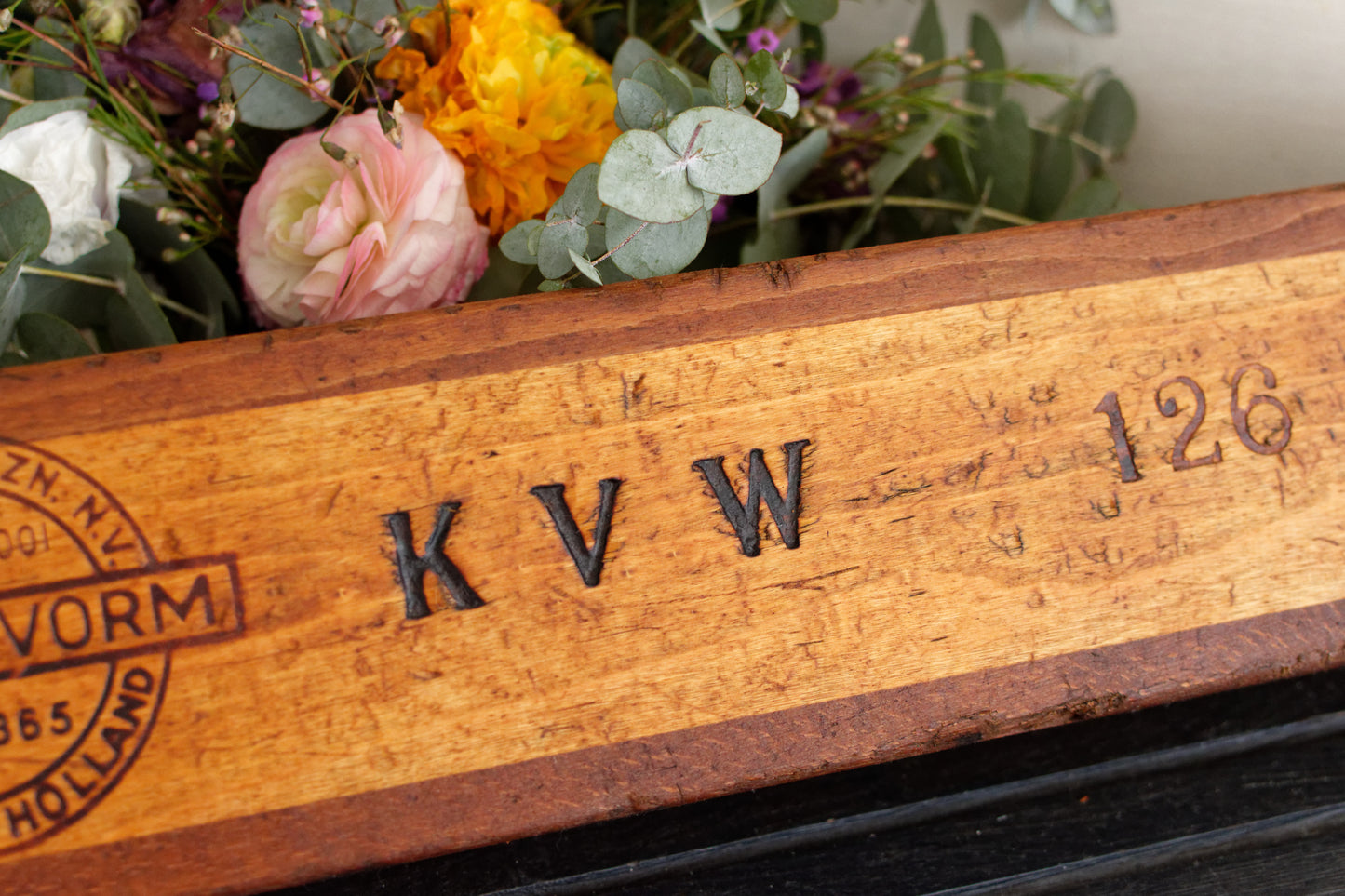 Vintage Dutch Collectible Wooden 20 Cigar Mold Press L. Bezemer et ZN N.V. MED. OCTR001 Perlu-Vorm Patent No. 77365 Helmond Holland KVW126 Tobacco Mold Pressoir Moule a Cigare en bois