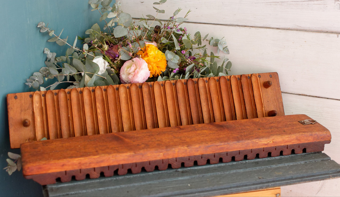 German Vintage Collectible Wooden 20 Cigar Mold Press DRGM Hart & Hertel No.11748 Schwetzingen BEI Mannheim Tobacco Mold