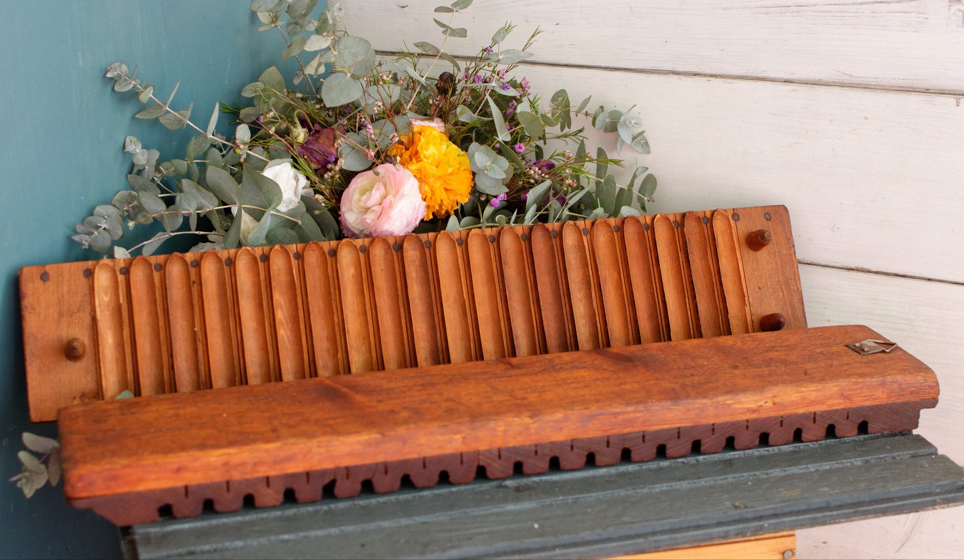 German Vintage Collectible Wooden 20 Cigar Mold Press DRGM Hart & Hertel No.11748 Schwetzingen BEI Mannheim Tobacco Mold