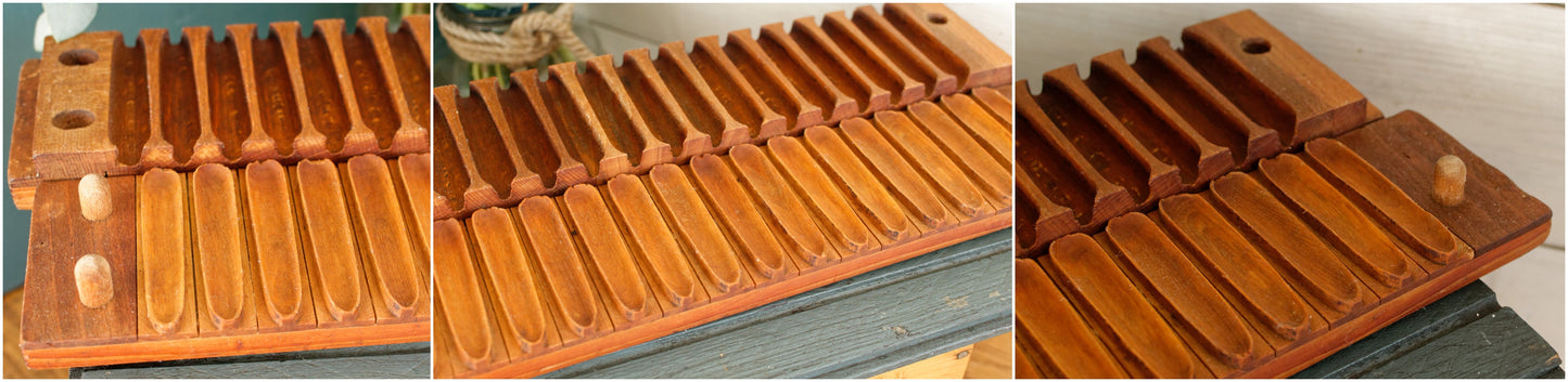 1952s ~ German Antique Collectible Wooden 20 Cigar Mold Press ~ FRANZ GEIGER Oberweier 19 No. 35806 Hier õffnen und Schliessen ~ Tobacco Mold "Pressoir Moule a Cigare en Bois"