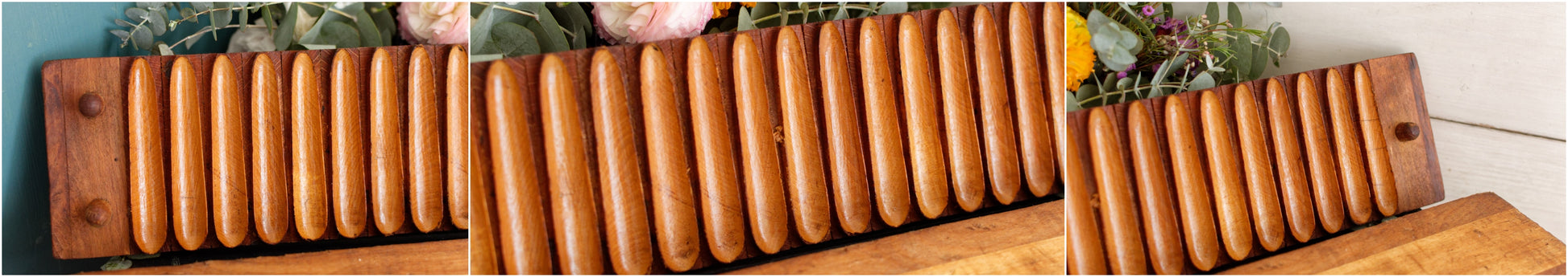 Vintage Dutch Collectible Wooden 20 Cigar Mold Press L. Bezemer et ZN N.V. MED. OCTR001 Perlu-Vorm Patent No. 77365 Helmond Holland KVW126 Tobacco Mold Pressoir Moule a Cigare en bois