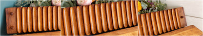 Vintage Dutch Collectible Wooden 20 Cigar Mold Press L. Bezemer et ZN N.V. MED. OCTR001 Perlu-Vorm Patent No. 77365 Helmond Holland KVW126 Tobacco Mold Pressoir Moule a Cigare en bois