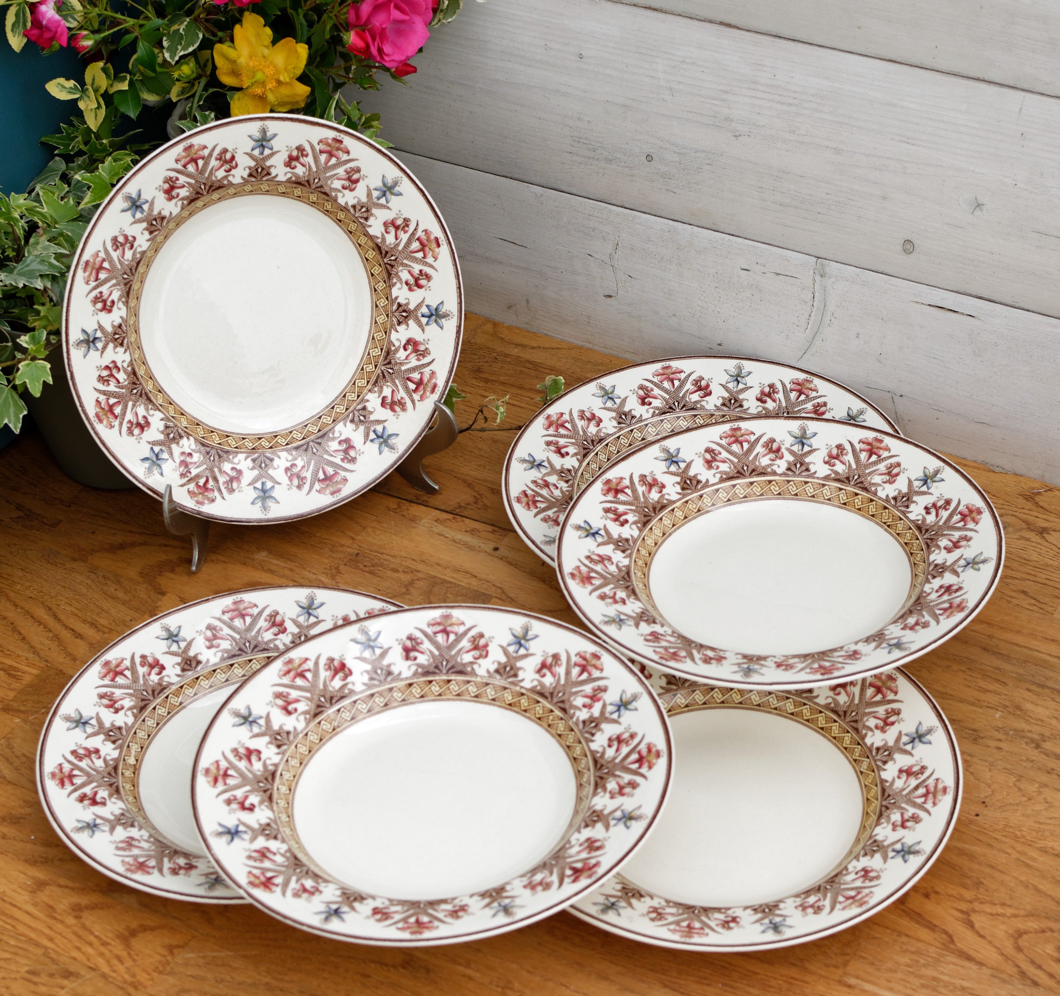 Sarreguemines Christine charger plate,platter,server,French serving store dish.