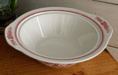 DORSET Woods & Sons Burslem English Vintage Ironstone Polychrome Covered Serving Tureen Fine China