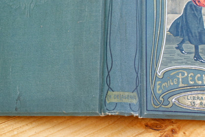 1907 ORGUEILLEUSE by Emile Pech CH Delagrave French Antique Collectible First Edition Illustrated Polychrome Hardcover Book Novel  Gilded Cartonnage Livre Roman