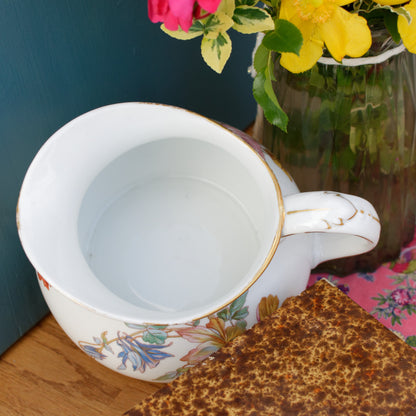 Faiences Porcelaines Cristaux Grand Depot E. Bourgeois French Antique Collectible Floral Ironstone Bathroom Pitcher "BROC" Terre de fer en Faience