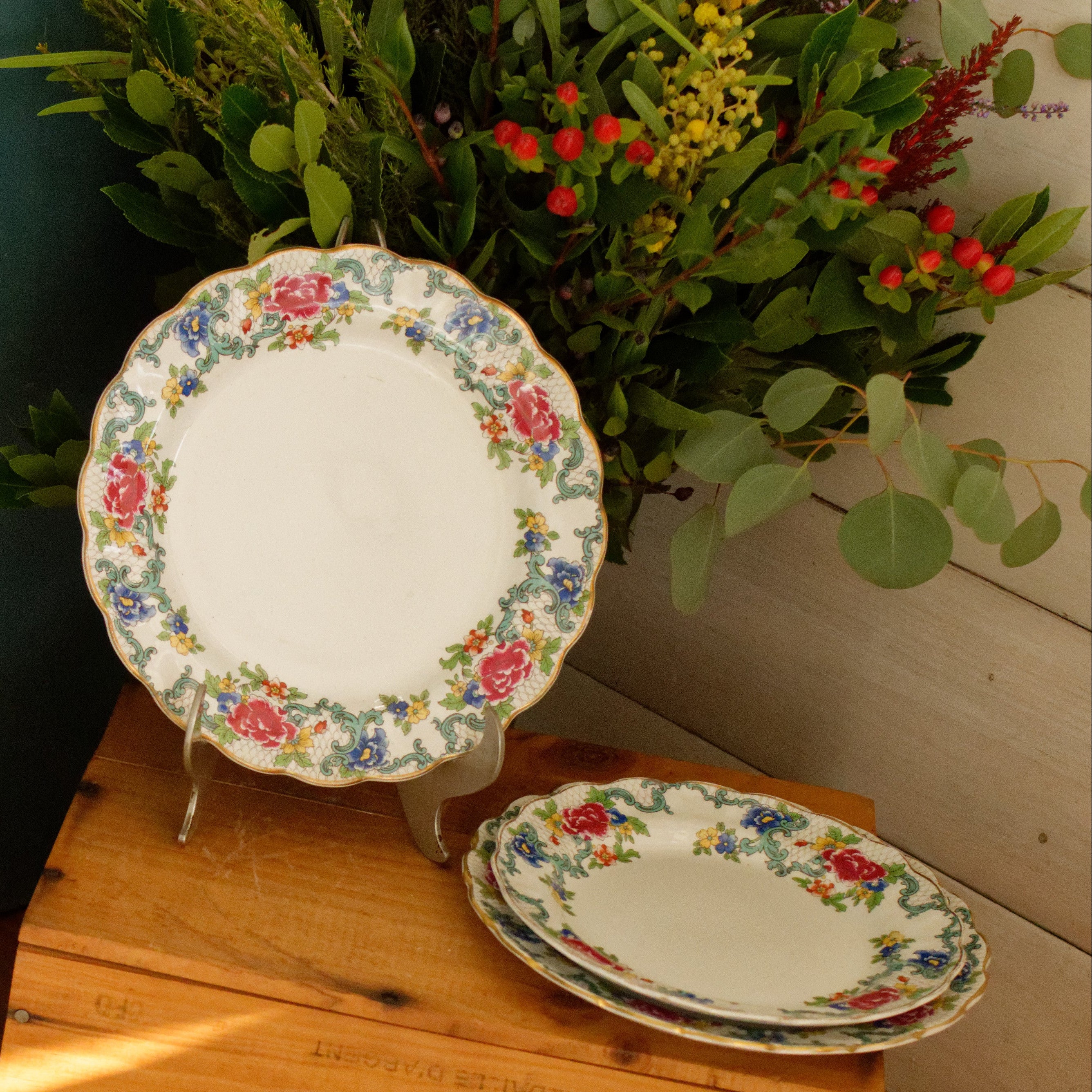 1930's ~ FLORADORA Booths Porcelain ~ Made in England ~ English