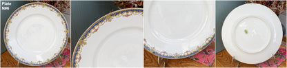 1930s ~ Lefort & Cie B&C Bernardaud LIMOGES ~ French Antique Fine Porcelain Dinner Plate