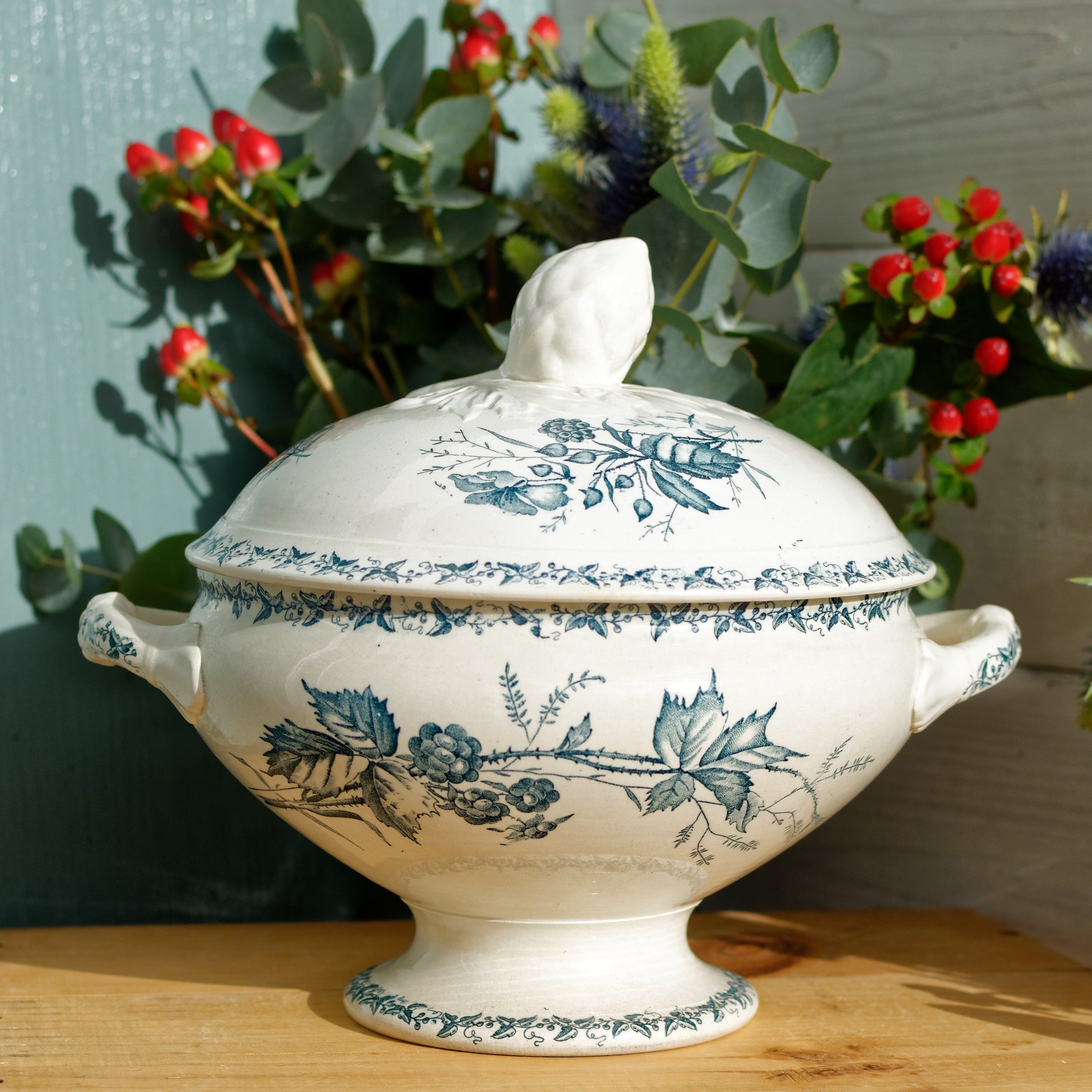 Vintage Transferware Ironstone Tureen popular