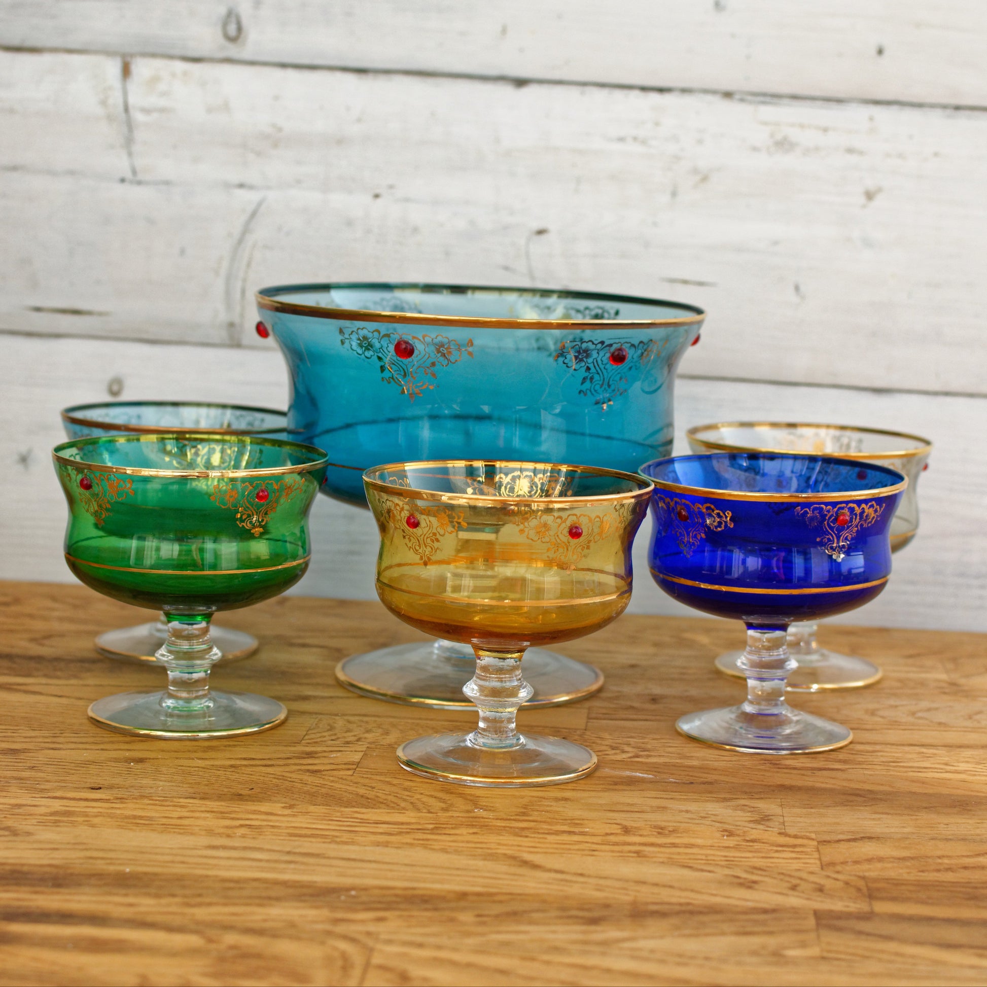 Vintage Fine Glassware Fruit Service