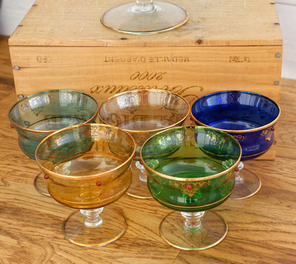Vintage Fine Glassware Fruit Service
