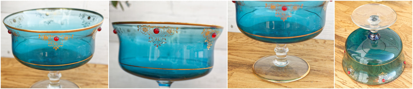 Vintage Fine Glassware Fruit Service