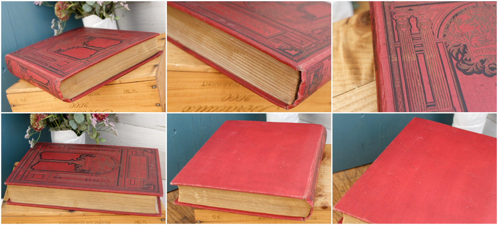 1924 HISTOIRE MONUMENTALE DE LA FRANCE by Antheme Saint-Paul HACHETTE French Antique Collectible First Edition Illustrated Polychrome Hardcover Book Novel Gilded Cartonnage Livre 