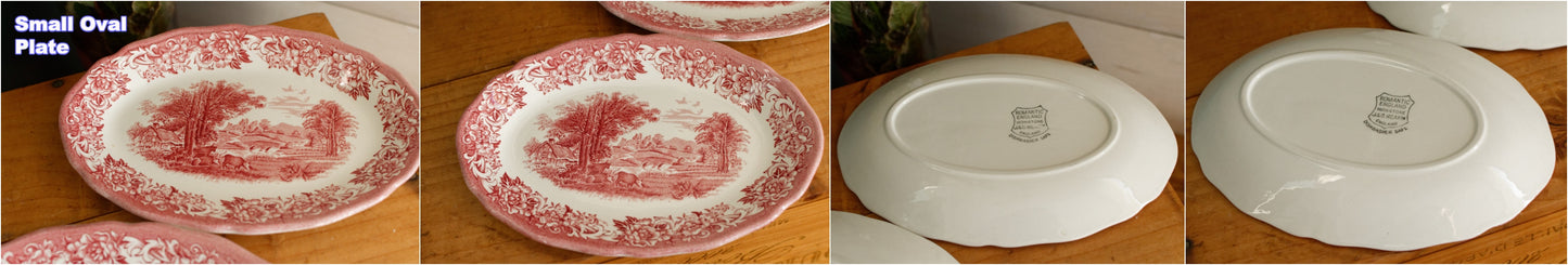 English Ironstone Red ROMANTIC ENGLAND Royal Staffordshire Ironstone Dishwasher Safe J&G Meakin England 