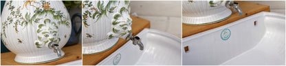 Fait par Lallier a Moustiers - Decor entierement peint a la main