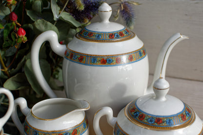 Fine French Vintage Porcelain Limoges France Coffee Tea Service