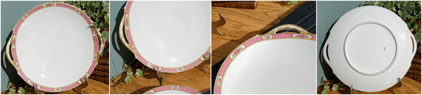  C&P LIMOGES France Cake Service ~ French Antique Fine Porcelain Serving Set Service 10 ppl