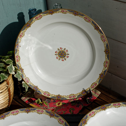 Années 1920 ~ F. Legrand &amp; Cie LIMOGES ~ Français assiette à dîner en porcelaine fine antique