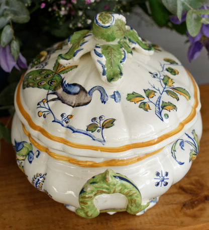 Belgian Soup Tureen Soupiere Ironstone LA LOUVIERE Boch Freres Fabrication Belge Made in Belgium 1836 