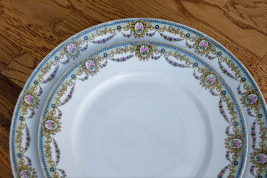 F. Legrand & Cie LIMOGES French Antique Fine Porcelain Plate