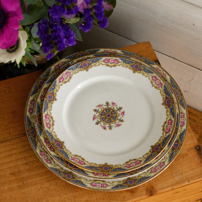 1920s F. Legrand & Cie LIMOGES France French Antique Fine Porcelain Dinner Plate "Assiette"