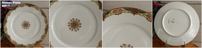 1920s F. Legrand & Cie LIMOGES France French Antique Fine Porcelain Dinner Plate "Assiette"
