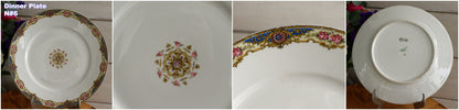 1920s F. Legrand & Cie LIMOGES France French Antique Fine Porcelain Dinner Plate "Assiette"
