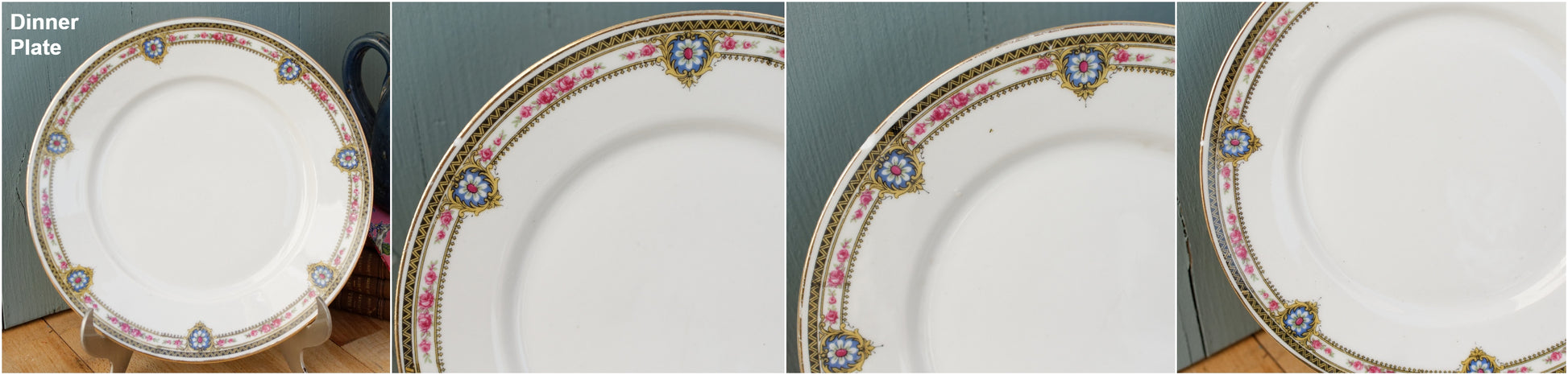 French Fine Porcelain Dinner Plate LIMOGES France