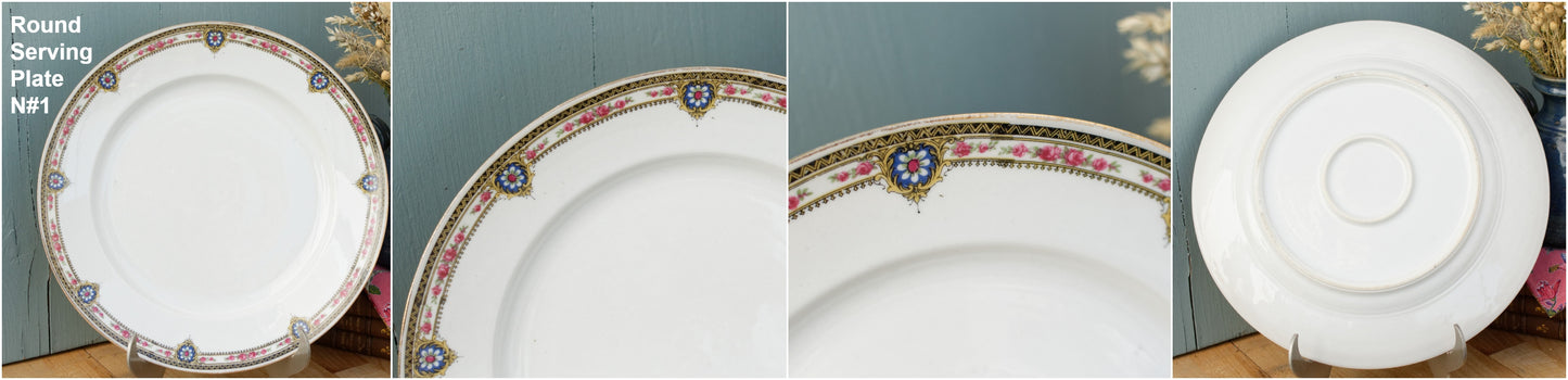 French Fine Porcelain Serving Plate LIMOGES France