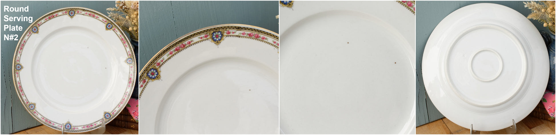 French Fine Porcelain Serving Plate LIMOGES France