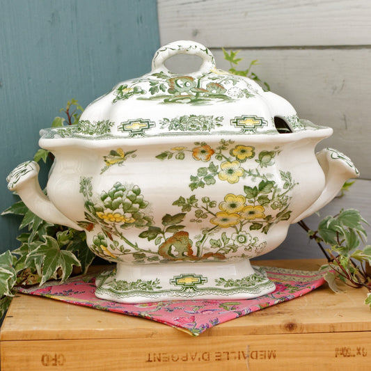 1950s Mason's - Patent Ironstone - "Manchu" England - Guaranteed Permanant Acid Resistant Colours Soup Tureen