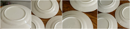 French Vintage Collectible Ironstone Small Plate Moustiers Cléry Terre de fer en Faience