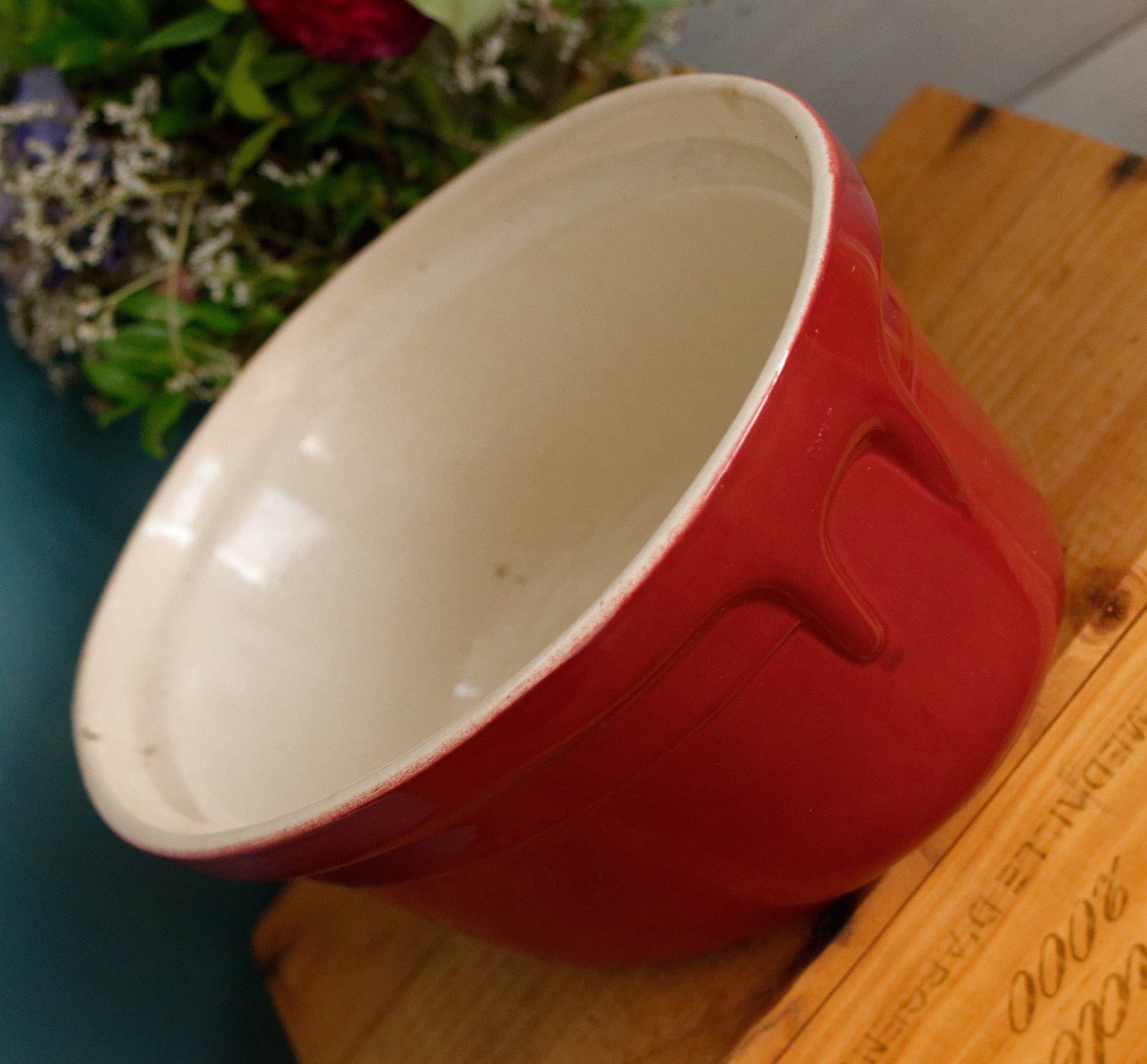 French Vintage Glazed Ceramic Stoneware Oval Casserole Dish Enameled Sandstone Gratin Pan