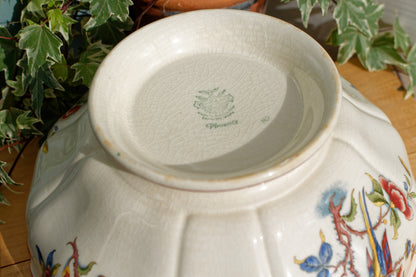 French German Vintage Ironstone Villeroy & Boch Phoenix Motif Terre de