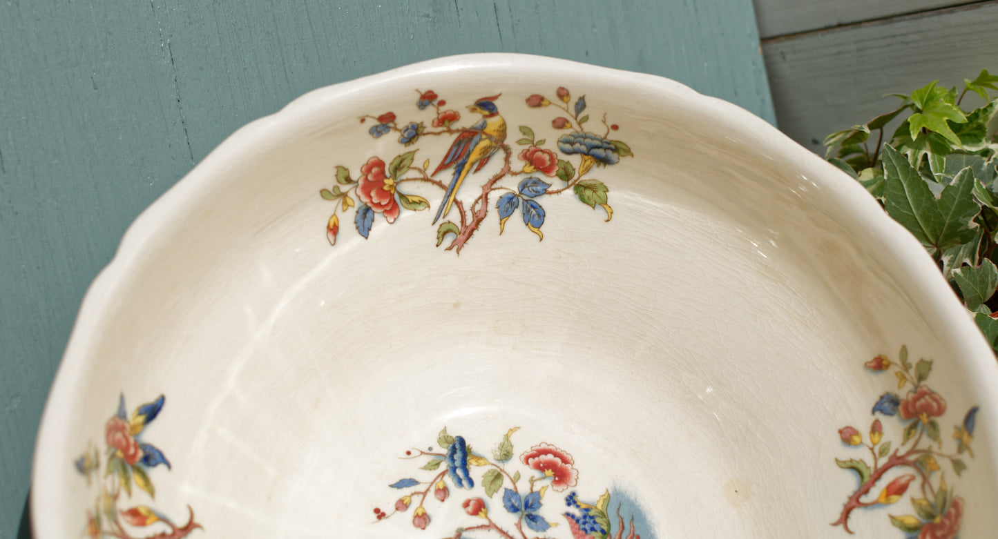 French German Vintage Ironstone Villeroy & Boch Phoenix Motif Terre de