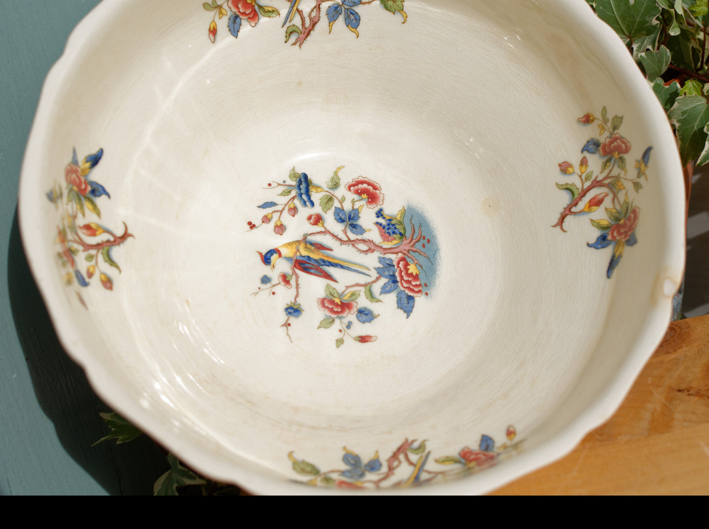 French German Vintage Ironstone Villeroy & Boch Phoenix Motif Terre de