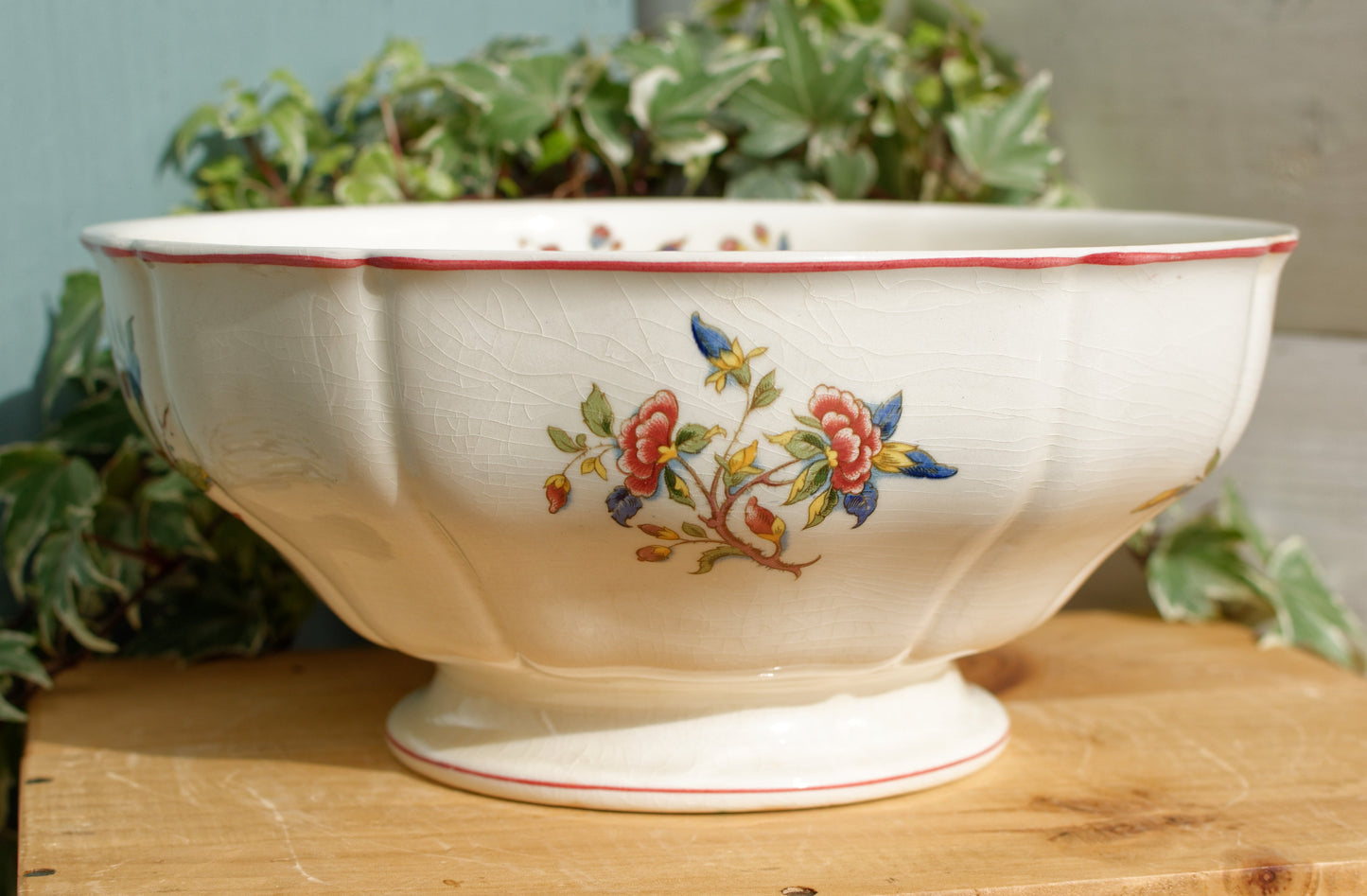 French German Vintage Ironstone Villeroy & Boch Phoenix Motif Terre de