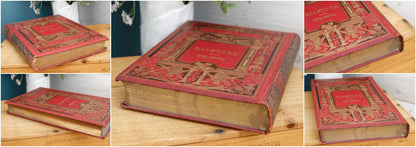 1899 SEULETTE by Piere Mael HACHETTE et Cie French Antique Collectible First Edition Illustrated Polychrome Hardcover Book Novel Gilded Cartonnage Livre