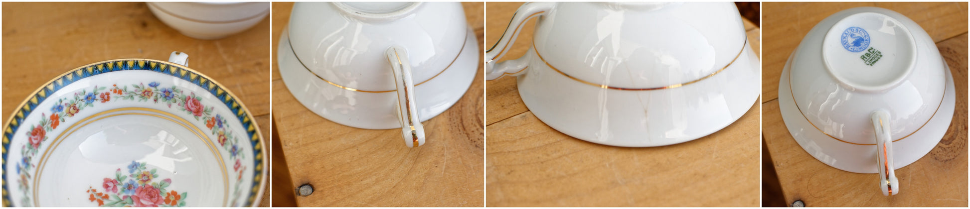 Raynaud & Co R&C LIMOGES France French Antique Fine Porcelain Coffee/Tea Service for 9 people