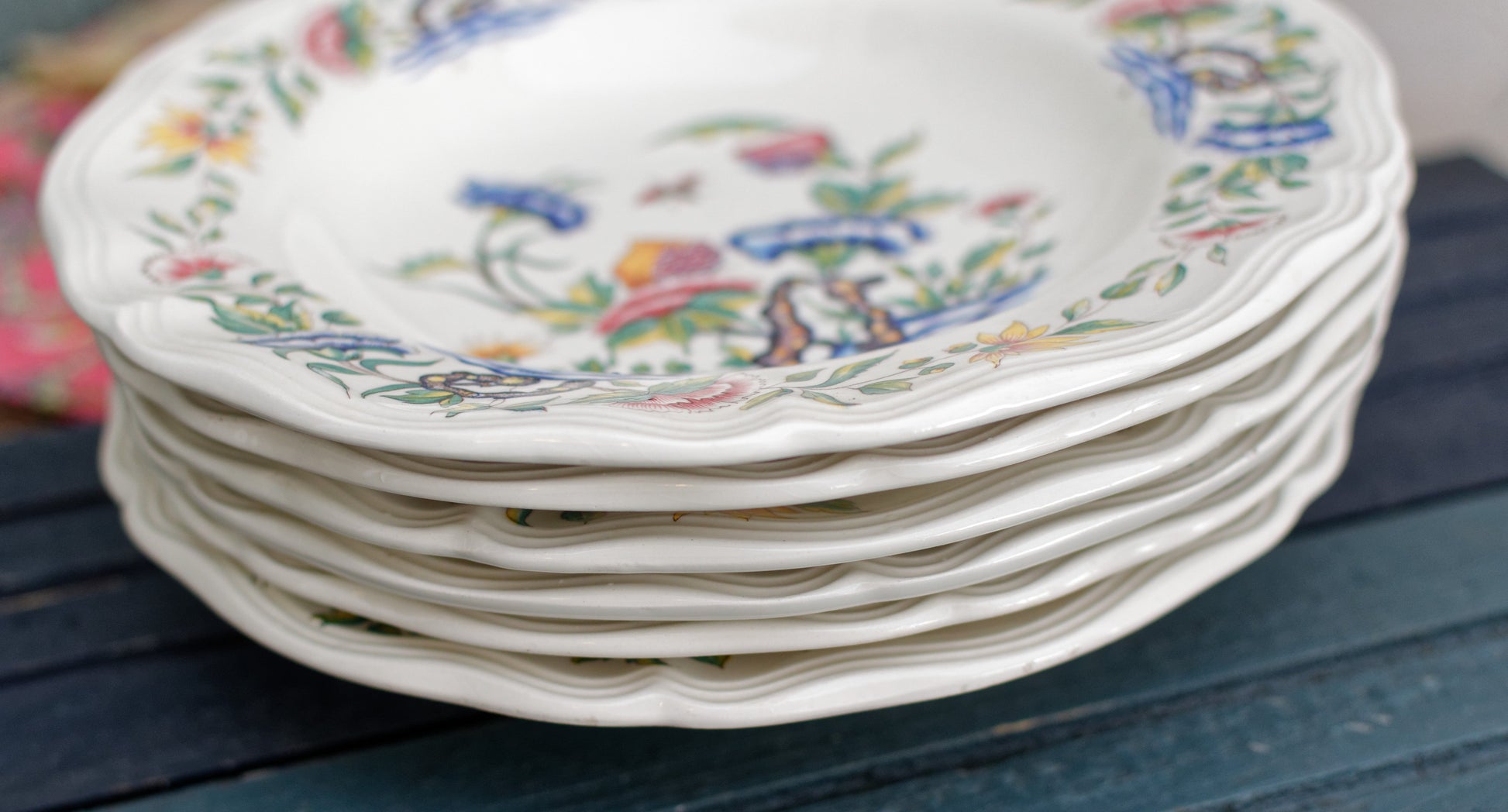 SARREGUEMINES.Nécessaire à crème en porcelai... | Céramiques: enchères SARREGUEMINES.Nécessaire à crème en porcelai... | Céramiques: enchères