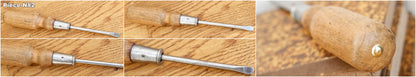 Antique Wooden Handle Craftsmans Screwdriver Vintage Phillips Head Flat Edge Farmhouse Manual Tool