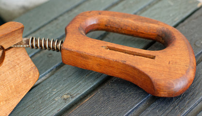 French Vintage Wooden Foldable Shoe Mold (Mould) Form Stretchers "Moule à chaussures vintage en bois